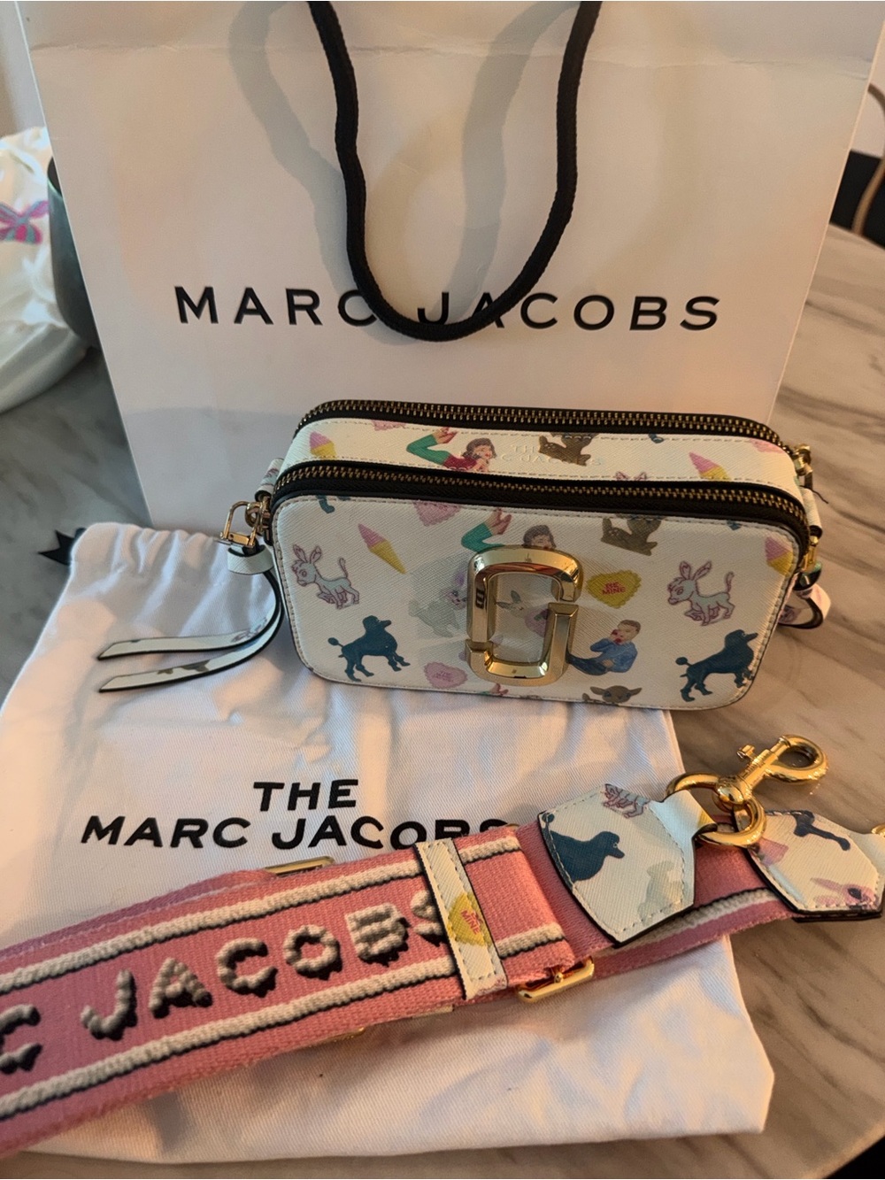 Marc Jacobs Sugar Snapshot Camera Bag in Multicolor.